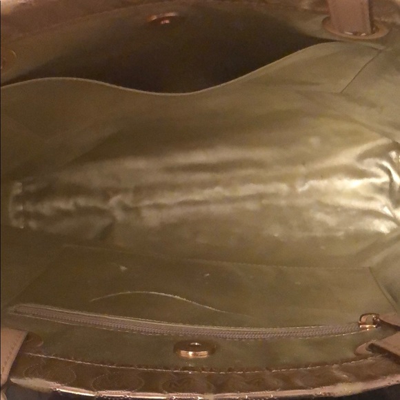 Michael Kors Rose Gold Jet Set Monogram NS Tote - Picture 6 of 6